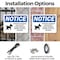 Signmission Livestock Guardian Dog On Duty OSHA Notice Sign, Plastic, 10in W x 7in L, 2PK OS-2PACK-NS-P-710-L-14022 - alternate 2